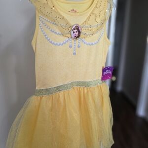 Disney Belle Glittery Yellow Dress